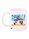 Cartoon Character Printed Mug White/Blue/Yellow