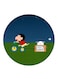 The Anime Shin Chan Printed Fridge Magnet Multicolour
