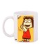 Printed Coffee Mug White/Red/Yellow
