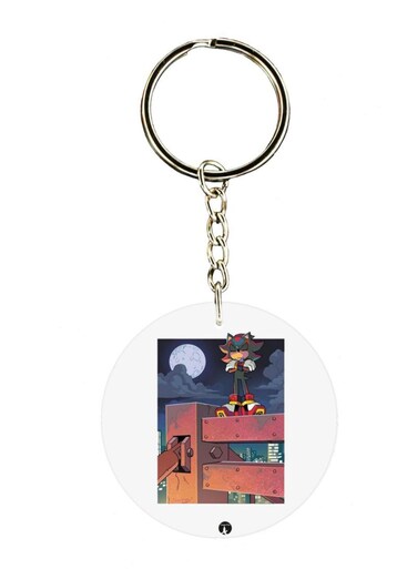 Sonic Printed Keychain