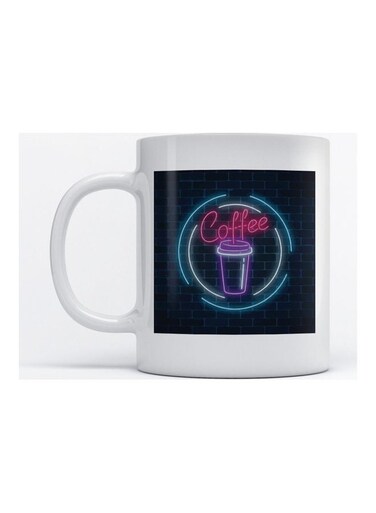 Mug Coffee by Neon Art for Coffee and Tea White