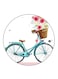 Bike Printed Fridge Magnet Multicolour