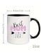 Best Mom Ever" 11oz White Ceramic Coffee Mug with Black Accents - Dishwasher &amp; Microwave Safe, Ideal Gift for Mother's Day, Birthdays, Holidays, Christmas, and New Year, Mother's Day Mug   Playful Typography   Dishwasher Safe