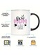 Best Mom Ever" 11oz White Ceramic Coffee Mug with Black Accents - Dishwasher &amp; Microwave Safe, Ideal Gift for Mother's Day, Birthdays, Holidays, Christmas, and New Year, Mother's Day Mug   Playful Typography   Dishwasher Safe