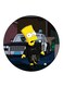 Simpsons Printed Fridge Magnet Multicolour