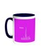 Abstract Drawing - Dubai Towers Printed Coffee Mug Blue/White 11ounce