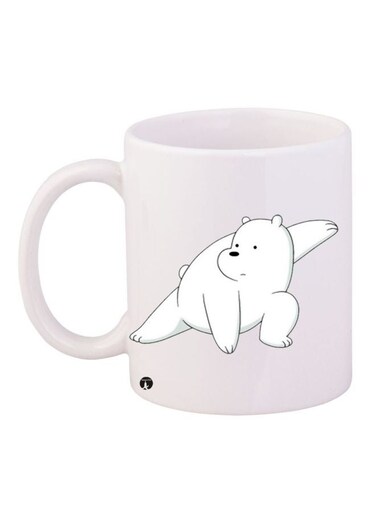 Panda Printed Coffee Mug White/Black 11ounce