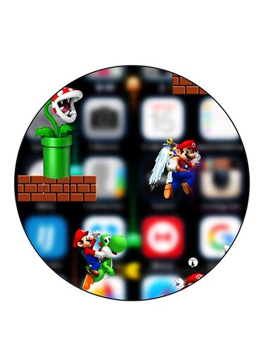 The Video Game Super Mario Printed Fridge Magnet Multicolour