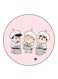 Anime Shin Chan Printed Fridge Magnet Round Multicolour