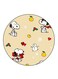 Snoopy Printed Fridge Magnet Round Multicolour