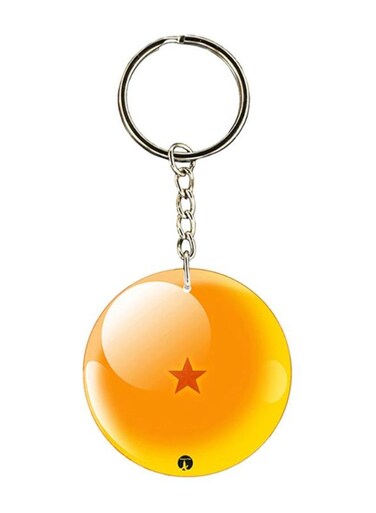 Anime Dragon Ball Keychain Yellow/Orange/Silver