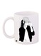 Girl Printed Coffee Mug White/Grey/Black 11ounce