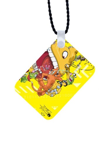 Digimon Printed Car Mirror Pendant