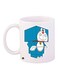 Doraemon Printed Coffee Mug White/Blue/Red 11ounce