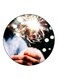 Fireworks Printed Fridge Magnet Multicolour