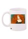 Brave Princess Printed Coffee Mug White/Brown/Green 11ounce