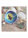 Mermaid On Snail Shell Themed Canvas Wall Painting With Frame Beige/White/Blue 50x50cm