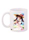Anime Printed Coffee Mug White/Pink/Blue