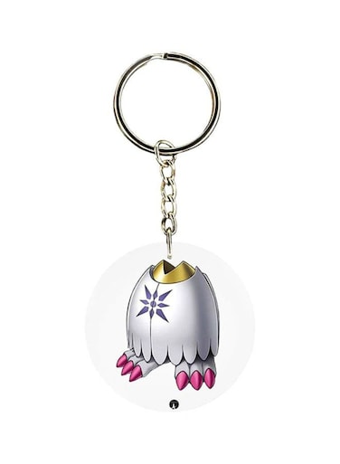 Anime Digimon Printed Keychain