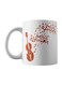 Arabic Quote Printed Mug White/Orange