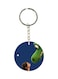 Double Sided Cartoon Printed Keychain
