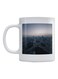 Cityscape Printed Ceramic Mug White/Blue