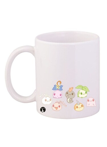 The Anime Digimon Mug White/Blue/Green 11ounce