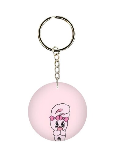 Cartoon Printed Keychain