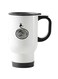 Cute Snake Printed Travel Mug White 13centimeter