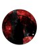 Cartoon Printed Fridge Magnet Black/Red 5.5cm