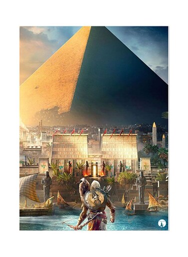 Video Game Assassin's Creed Metal Plate Poster Multicolour 15x20centimeter