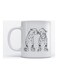 Mug Leopard for Coffee and Tea White