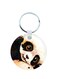 Panda Printed Wooden Keychain