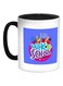 Back To School Printed Coffee Mug White/Purple/Pink 11ounce