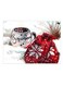 Decorative Printed Metal Plate White/Red/Brown 20x15cm