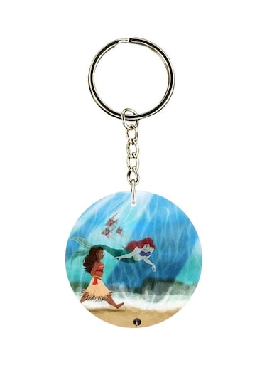 Mermaid Printed Keychain