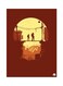 Video Game Last Us Metal Plate Poster Brown/Yellow 15 x 20cm