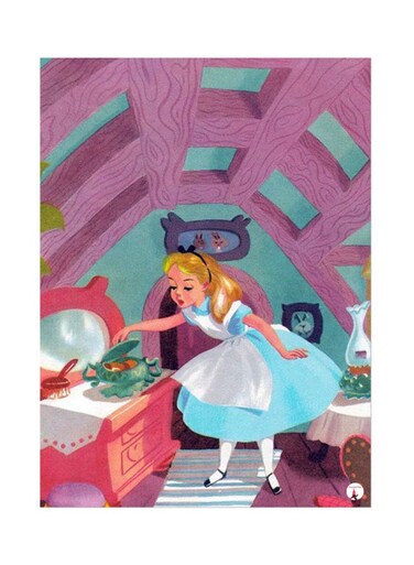 Metal Plate Of Disney Poster Multicolour