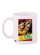 Cat Dog Printed Coffee Mug White/Brown/Red 11ounce