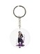 Anime Hunter X Printed Keychain White/Purple