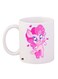 Cartoon Printed Coffee Mug White/Pink/Blue 11ounce