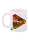 Video Game Crash Printed Mug White/Green/Orange 12ounce