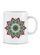 Printed Ceramic Coffee Mug White/Green/Red