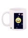 SpongeBob Printed Coffee Mug White/Blue/Yellow 11ounce