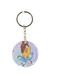 Double Sided Girl With Phone Printed Keychain