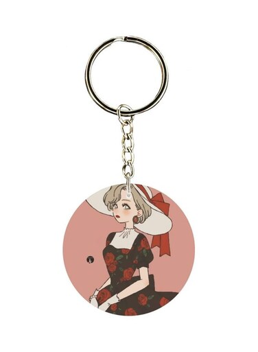 Girls Printed Keychain