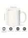 1pc Festive Ceramic Coffee Mug, Double-Sided Merry Christmas Print, 11oz Novelty Drinkware for All Seasons, Ideal Christmas and New Year Gift