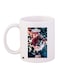 Rose Printed Coffee Mug White/Blue/Red 11ounce