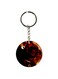 Rose Printed Dual Sided Keychain