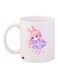 Cartoon Girl Printed Coffee Mug White/Pink/Blue